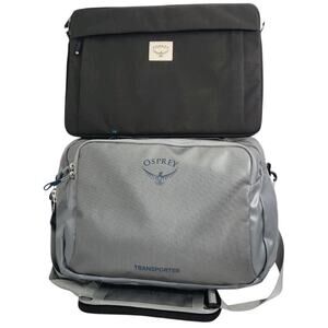 OSPREY TRANSPORTER BOARDING BAG & LAPTOP SLEEVE CROSSBODY CARRY-ON MESSENGER